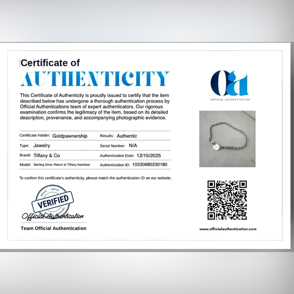 Pre Loved Tiffany & Co. Return to Tiffany Choker Necklace 925 Sterling Silver - Picture 14 of 14